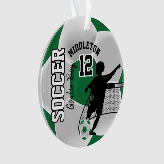 Garçon de football blanc et vert (devant)