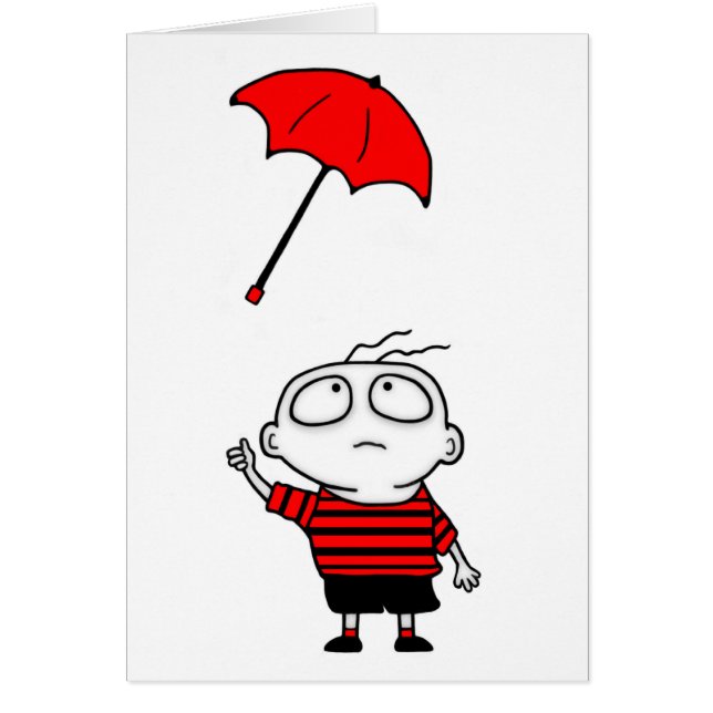 Garçon de parapluie (Devant)