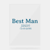 garçon d'honneur enterrement de vie de jeune fille (Recto)