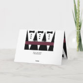 GARÇON D'HONNEUR Merci - Trois Tuxedos (Dos)