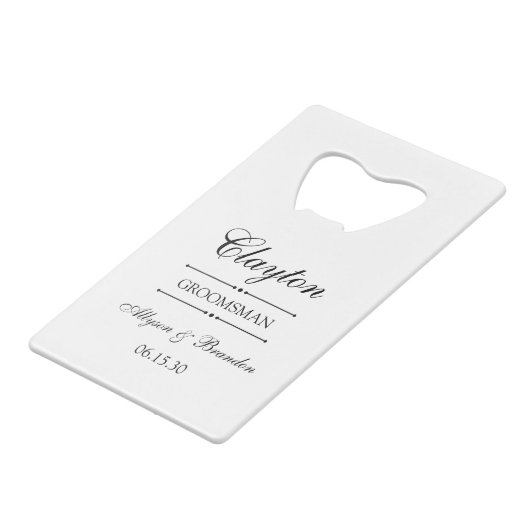 Garçon d'honneur Personnalisé (Dos Angle)