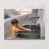 Garçon en carte postale de la Provence (Devant)