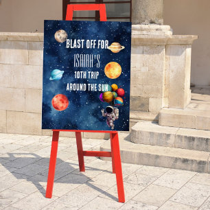 Garçon Espace Extérieur Astronaute Anniversaire Pa