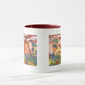 Garçon et fille hawaïens - tasse d'Arman Manookian (Centre)