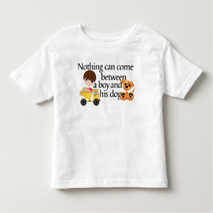Garçon et son chien ! T-shirt en jersey fin pour n