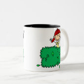 Garçon faisant la tasse de Yardwork (Devant droit)