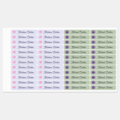 Garçon Fille Codé par Couleur Étiquettes Personnal (Feuille)