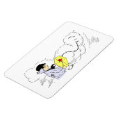 Garçon Flying Kite Premium Flexi Magnet (Côté Gauche)