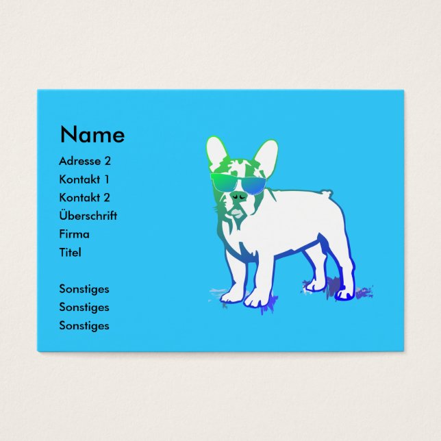 Garçon French Bulldog le plus cool (Devant)