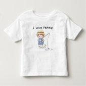 Garçon I Love Fishing Tshirts et cadeaux (Devant)