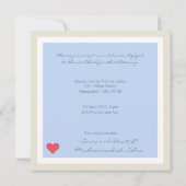 Garçon islamique d'invitation de faire-part (Dos)