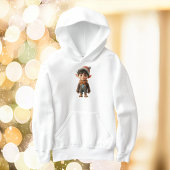 Garçon joyeux Sweat - shirt à capuche de Noël Elf 