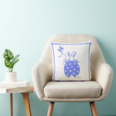 garçon lapin coussin d'anniversaire (Chaise)