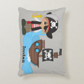 Garçon mignon de pirate du coussin de l'enfant (Devant(Vertical))