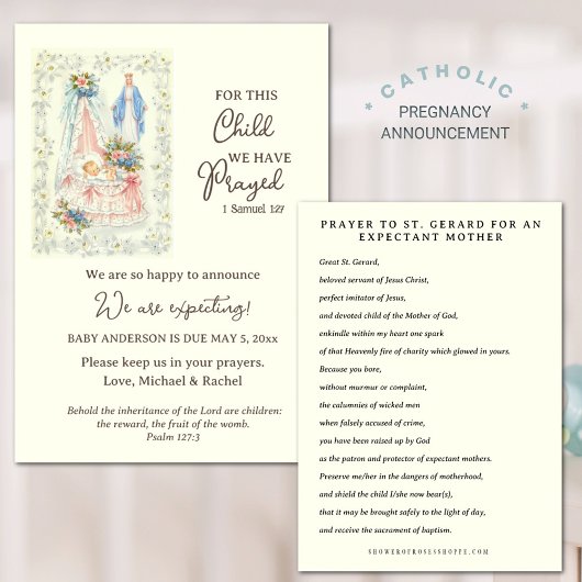 Garçon ou fille Faire-part de grossesse