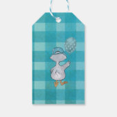 Garçon Petit Fou 1er Anniversaire Étiquette Cadeau (Dos)