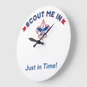 Garçon Scouts d'Amérique Horloge murale (Angle)