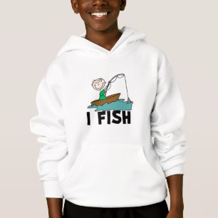 Garçon sur des T-shirts et des cadeaux de poisson