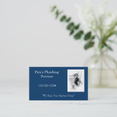 GARÇON SUR LE POT : CARTE DE VISITE DE TUYAUTERIE (Debout devant)