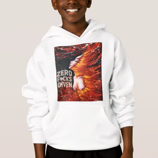 Garçon Sweat à Capuche "Esprit Fougueux" (Devant)