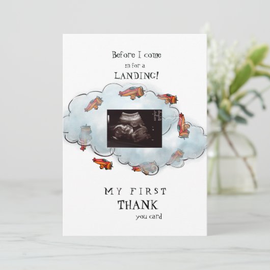 Garçon Ultrasound Funny Merci Baby Point de vue (Debout devant)