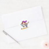 Garçon Utilisant Un Stickers En Verre Raisonnable (Enveloppe)