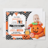 Garçons 2e anniversaire Halloween Invitation (Devant)