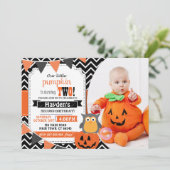 Garçons 2e anniversaire Halloween Invitation (Debout devant)