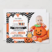 Garçons 3e anniversaire Halloween Invitation anniv (Devant)