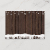 Garçons apportez des cartes de livre Flocon de nei (Dos)