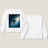 Garçons Astronaute Espace Galaxie Manches Longues (Motif Recto et Verso)