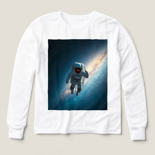 Garçons Astronaute Espace Galaxie Manches Longues (Motif recto)