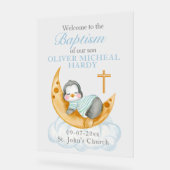 Garçons Baptême Christening Bienvenue Baby Penguin (Angle)