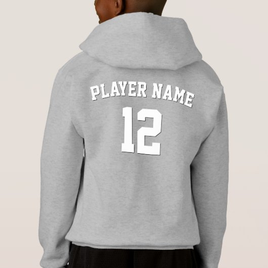 Garçons Basketball Custom Team Player Nom et numér (Dos)