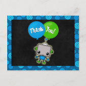 Garçons Bébé Robot Merci Cartes postales 072 (Devant)