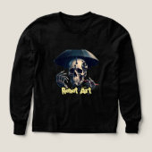 Garçons Bella+Canvas Tri-Mélange Chemise à manches (Motif recto)