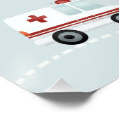 Garçons Bleu mignon bébé Affiche de bienvenue d'an (Coin)