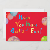 Garçons Carte d'anniversaire personnalisée de troi (Dos)