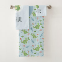 Garçons Cute Blue Dragon Nom du Motif Enfants
