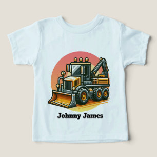Garçons de toddler cool construction personnalisab