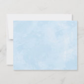 Garçons Elephant Baby shower Déchets Carte Raffle (Dos)