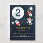 Garçons Espace Thématique Anniversaire Invitation (Devant)