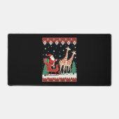 Garçons Filles Santa Claus équitation Giraffe Slei (Recto)