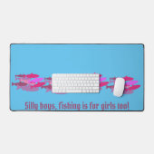 "Garçons idiots..." Truite Camo Rose (Clavier et souris)