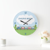 Garçons Joli Train Horloge murale (Maison)