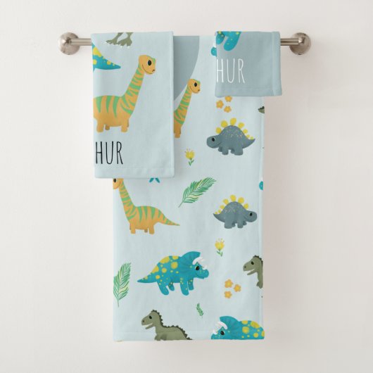 Garçons mignonette Moderne Bleu Dinosaure Motif En (En situation)