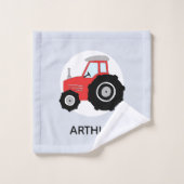 Garçons Mignons Transport Motif Nom de voiture Enf (Gant de toilette)