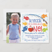 Garçons O-fish-ally une invitation d'anniversaire (Devant)