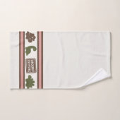 Garçons Préparatoires Dinosaure Vichy - Brun Vert  (Serviette à main)