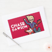 Garçons rockstar blonde nom rouge id étiquette aut (Enveloppe)